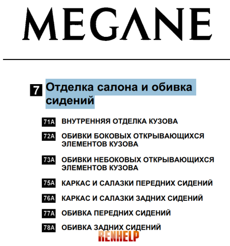 Отделка салона и обивка сидений