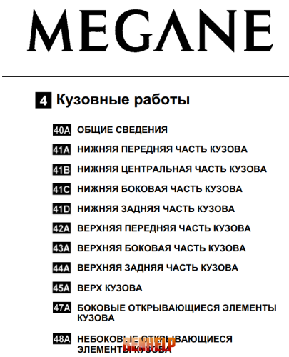 Кузовные работы